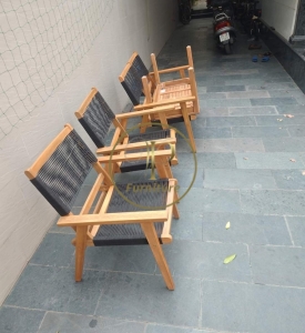 Ghế đan mây mẫu 12