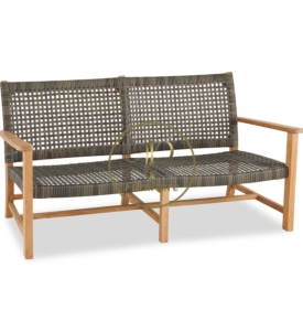 Ghế becnh 2 đan dây : 1200*600*700mm gỗ Acacia màu oil mẫu 4