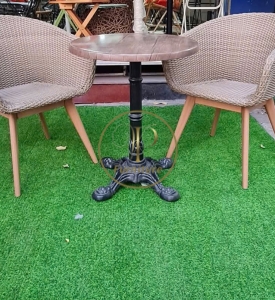 Bộ bàn cà phê đan mây mẫu 1