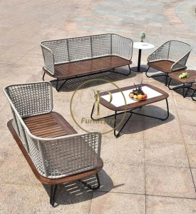 Bộ sofa đan mây mẫu 1