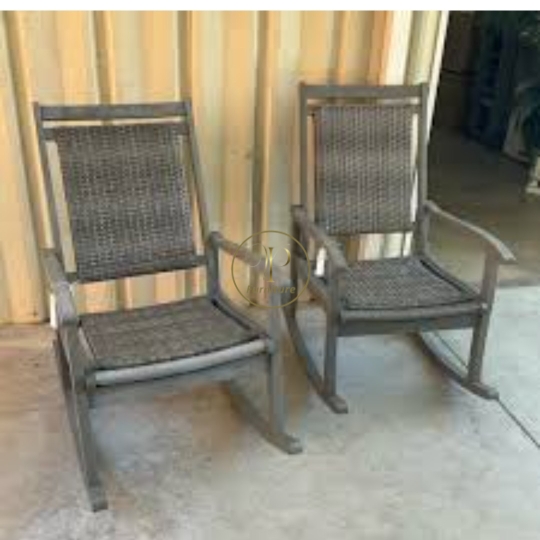 Ghế roocking đan mây mẫu 4