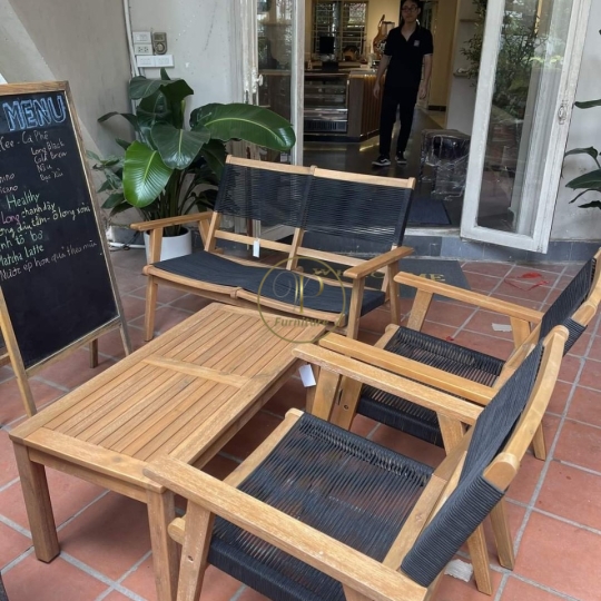 Bộ ghế đan mây mẫu 3