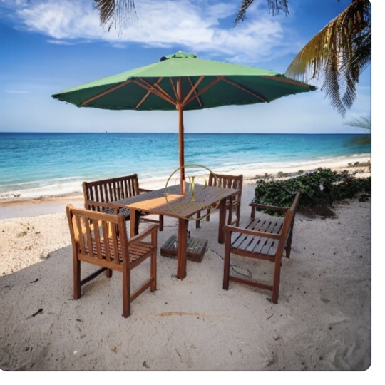 Bộ bàn ghế ngoài trời mẫu 5