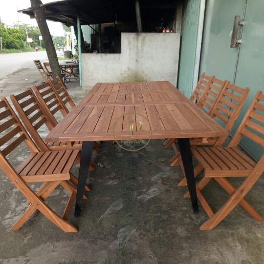 Bộ bàn ghế ngoài trời mẫu 8