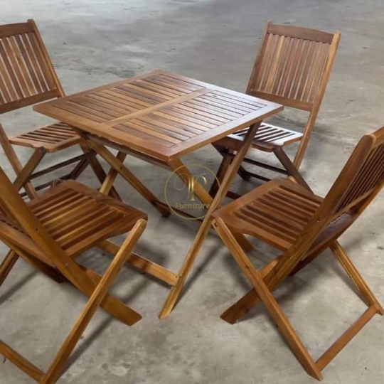 Bộ bàn ghế ngoài trời mẫu 1