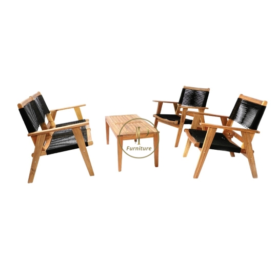 Bộ ghế đan mây mẫu 1