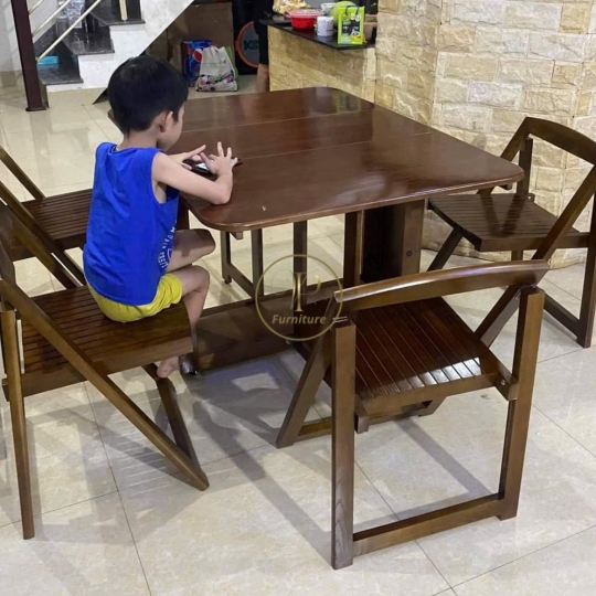 Bàn ăn xếp gấp mẫu 7