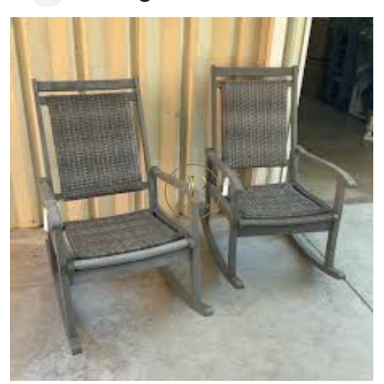 Ghế roocking đan mây mẫu 4