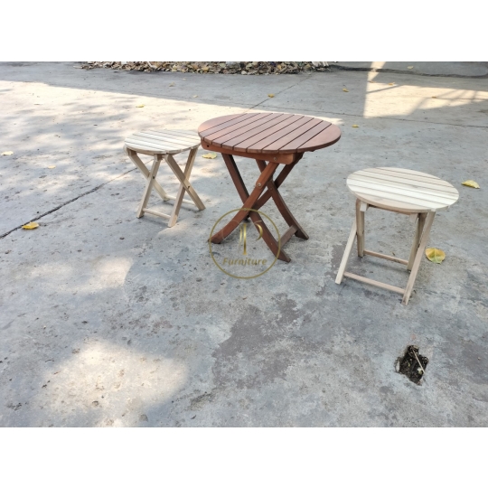 Bàn tròn mini mẫu 2