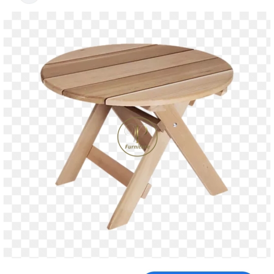 Ghế ngồi mặt tròn trẻ em :350*350*460mm gỗ Acacia màu oil mẫu 4