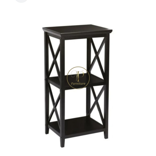 Kệ đầu giường :370*370*550mm mdf +gỗ Acacia sơn nc mẫu 4