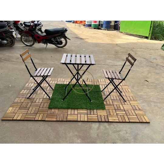 Bộ ghế sắt mẫu 1