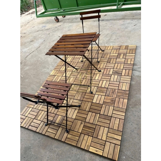 Bộ ghế sắt mẫu 1