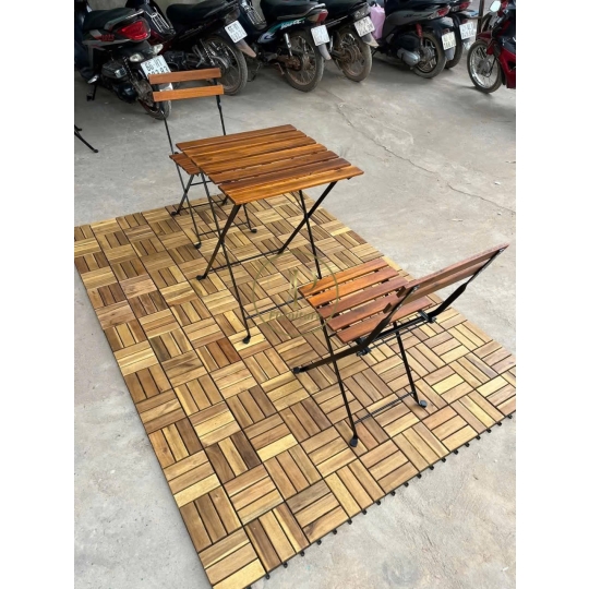 Bộ ghế sắt mẫu 1