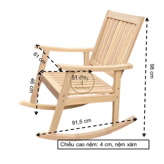 Ghế Roocking  Mẫu 7